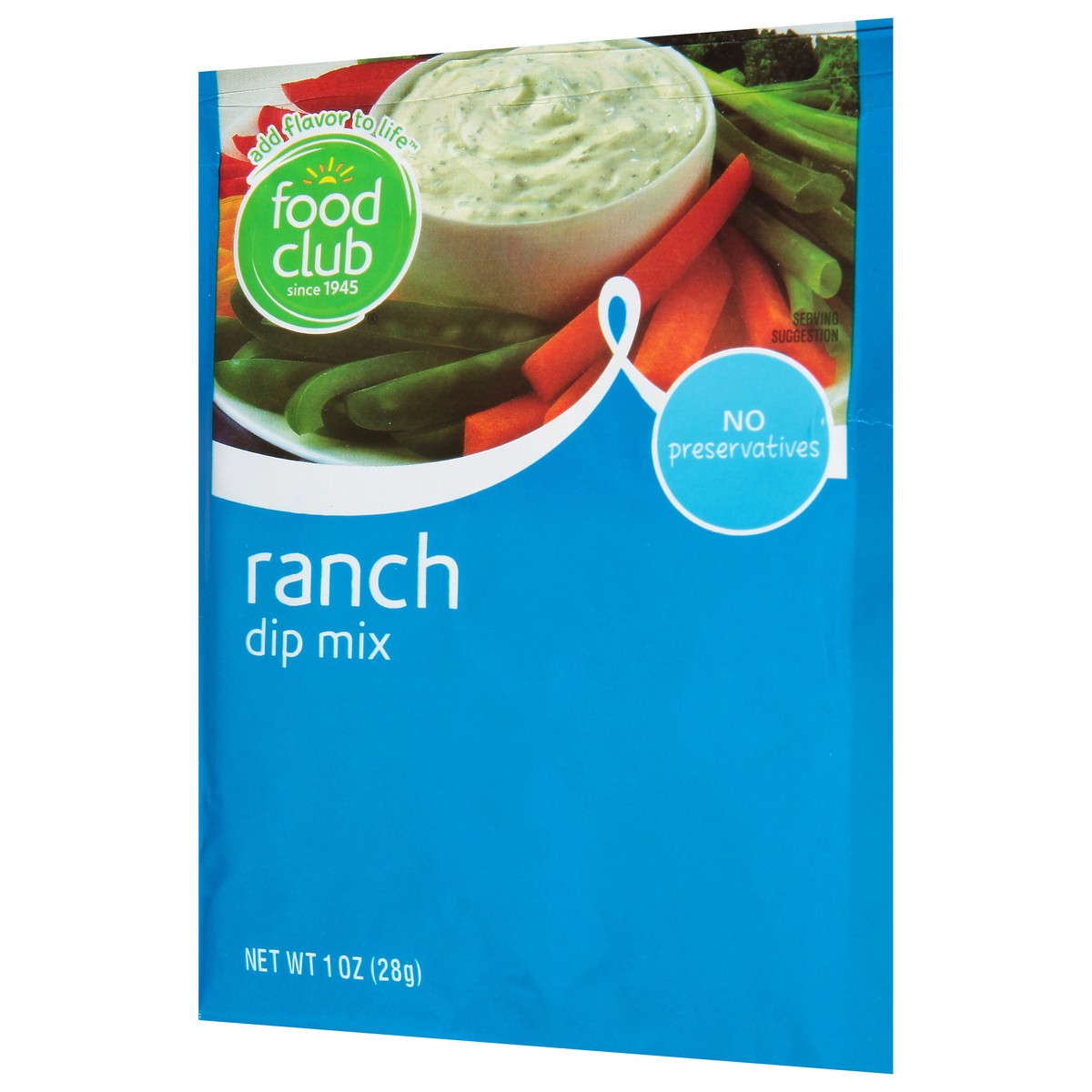 slide 10 of 11, Food Club Ranch Dip Mix, 1 oz