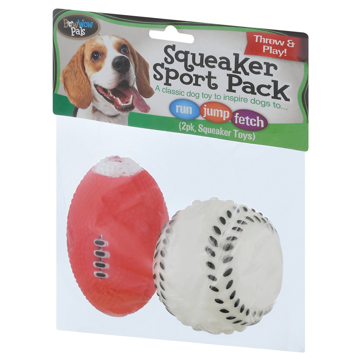 slide 9 of 9, BowWow Pals Sport Pack Squeaker Toys 2 ea, 2 ct