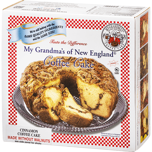 slide 5 of 5, My Grandma's of New England No Nut Coffee Cake, 28 oz