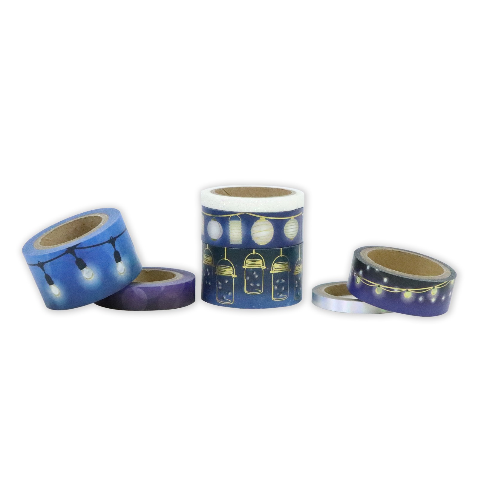 slide 2 of 3, Lights Crafting Tape Set By Recollections, 5mm x 5 yd, 15mm x 5 yd, 25mm x 5 yd/5mm x 4.5m, 15mm x 4.5m, 25mm x 4.5m