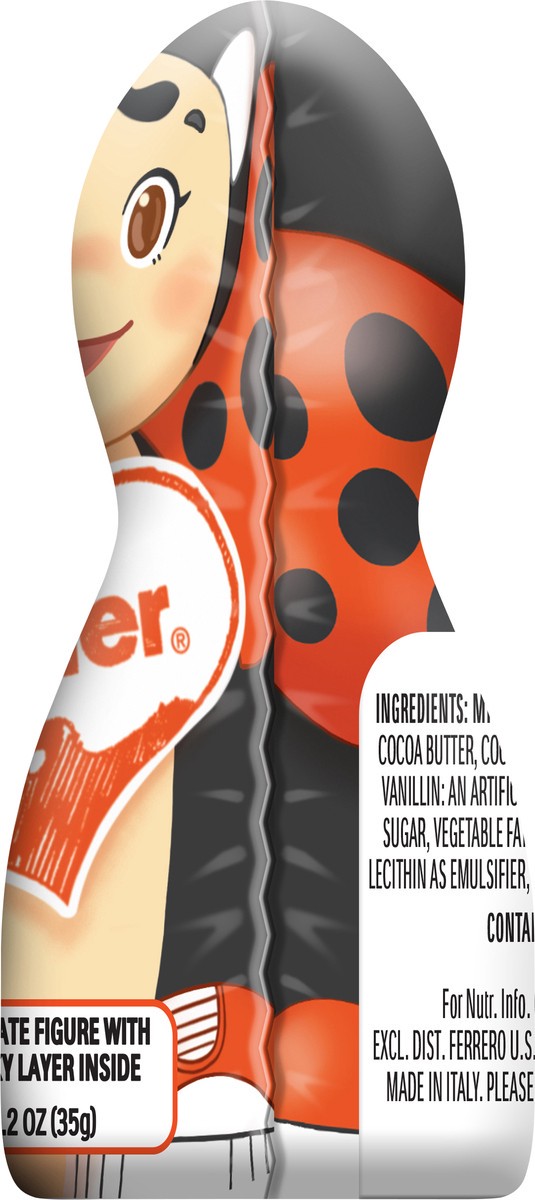 slide 6 of 10, KINDER Mlk Chocolate Figure with Creamy Milky Layer - Lady Bug 1.2oz G35, 1.2 oz