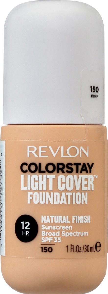 slide 6 of 11, Revlon ColorStay Broad Spectrum SPF 35 Buff 150 Light Cover Foundation 1 oz, 1 oz