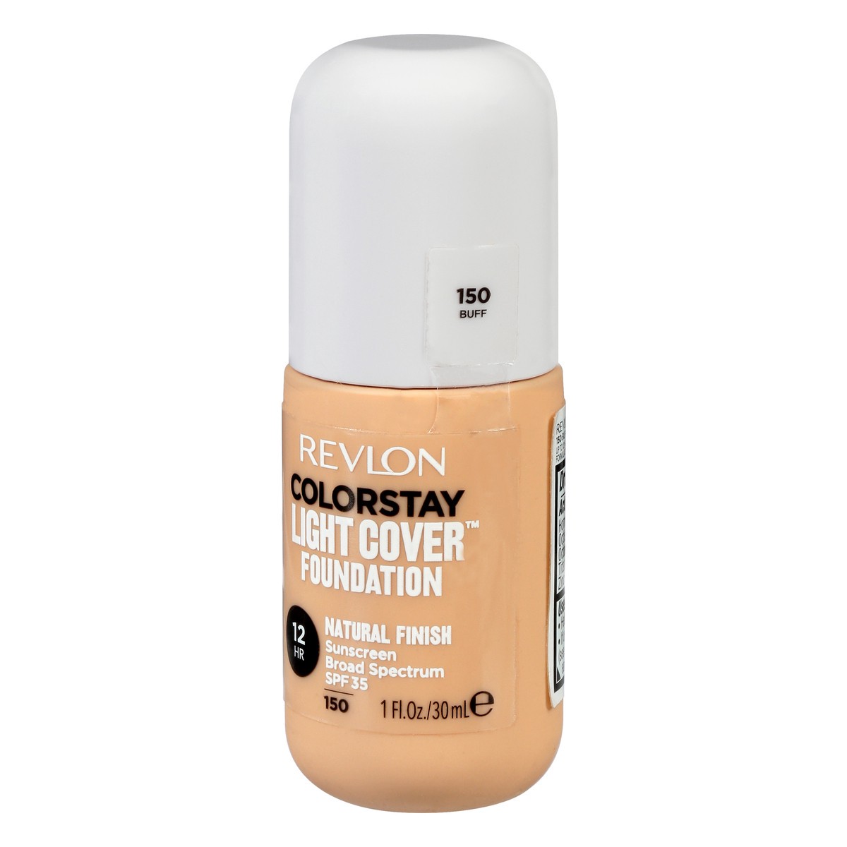 slide 8 of 11, Revlon ColorStay Broad Spectrum SPF 35 Buff 150 Light Cover Foundation 1 oz, 1 oz