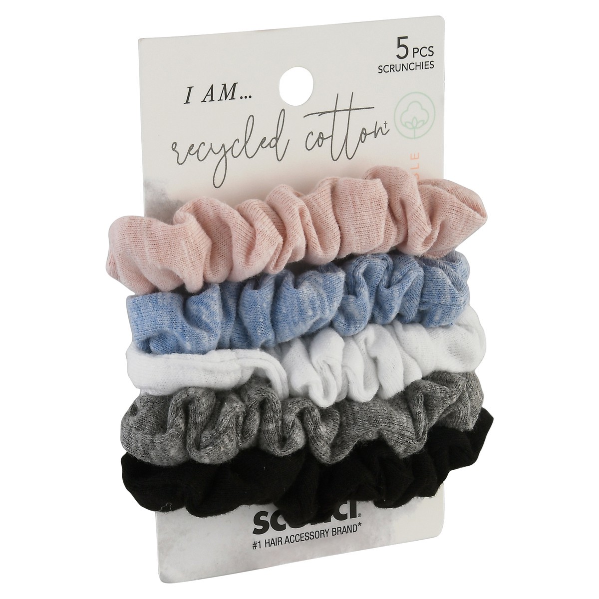 slide 3 of 9, scünci Scunci Consciously-Minded Mini Scrunchies, 5 ct