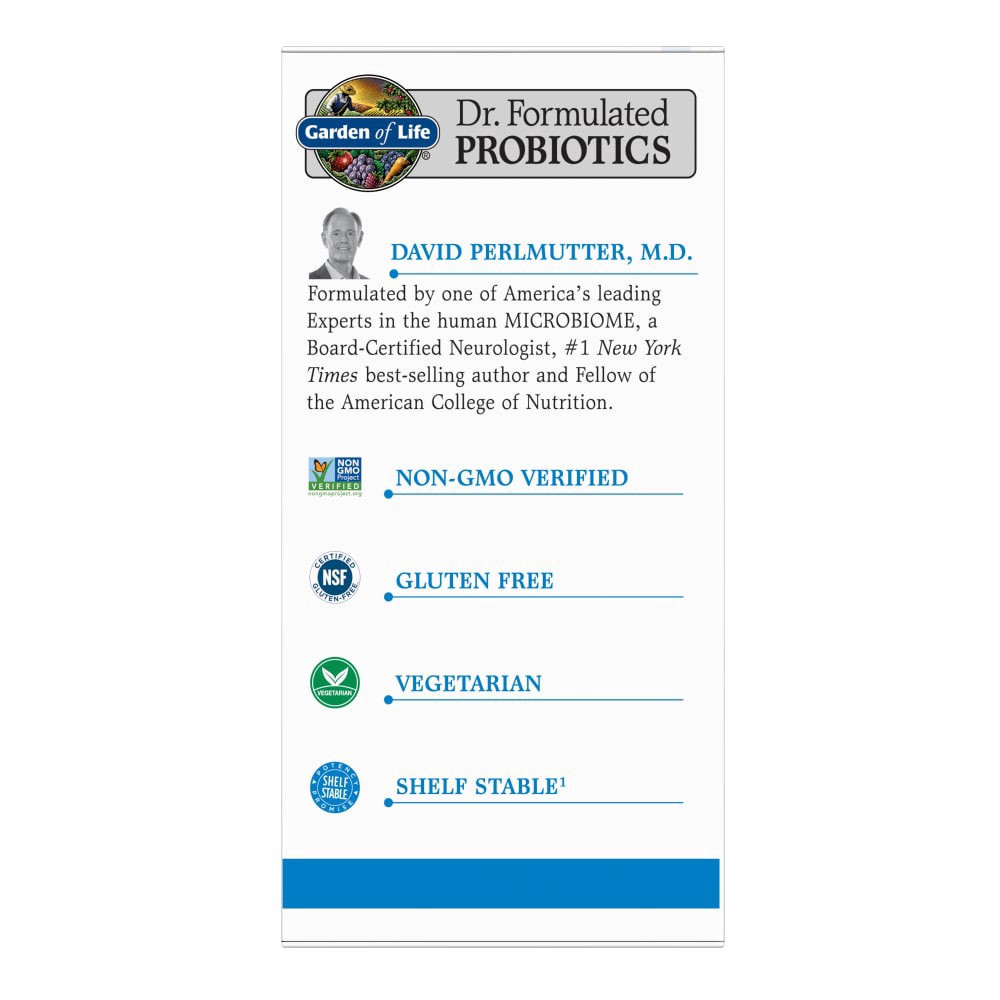 slide 2 of 8, Garden of Life Probiotic Supplement, 30 ct