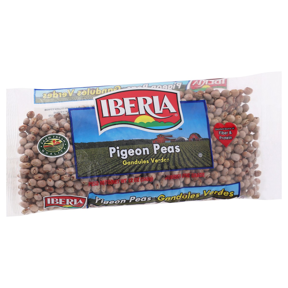 slide 13 of 13, Iberia Pigeon Peas - 12 oz, 12 oz