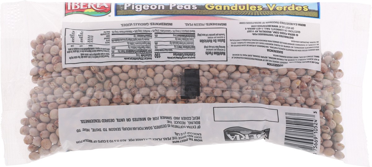 slide 11 of 13, Iberia Pigeon Peas - 12 oz, 12 oz
