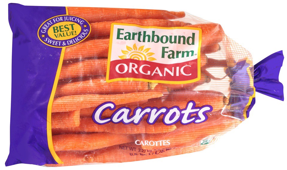 slide 1 of 1, Earthbound Farm Organic Carrots, 5 lb