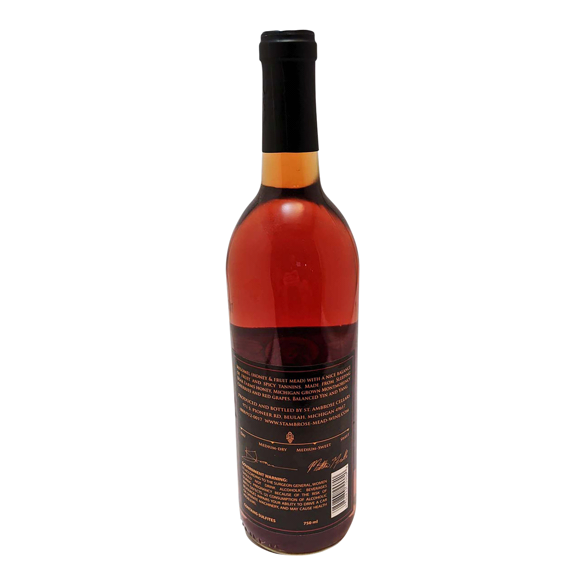 slide 4 of 5, St Ambrose Cherry Amore, 750 ml