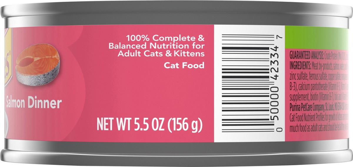 slide 2 of 9, Friskies Purina Friskies Wet Cat Food Pate, Salmon Dinner, 5.5 oz