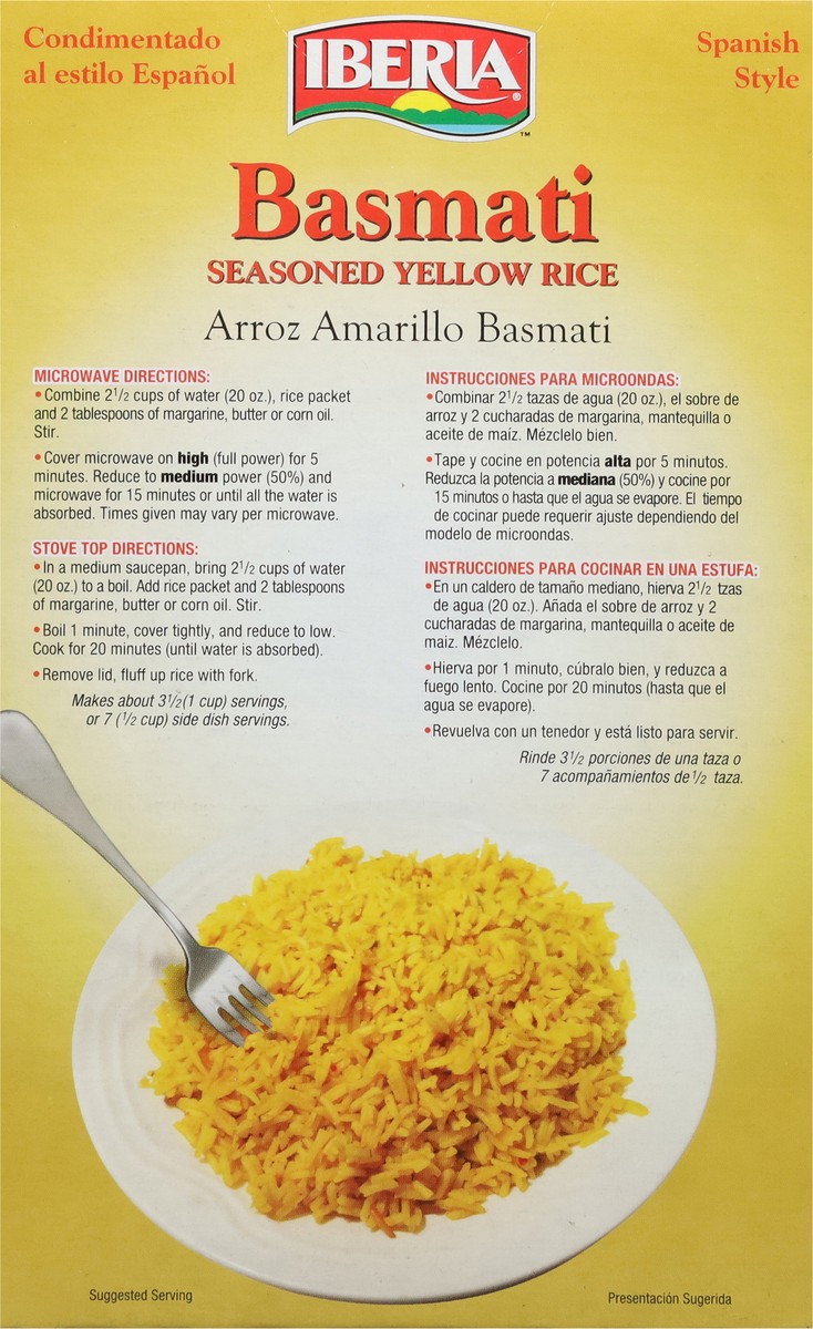 slide 6 of 12, Iberia Basmati Seasoned Yellow Rice, 8 oz