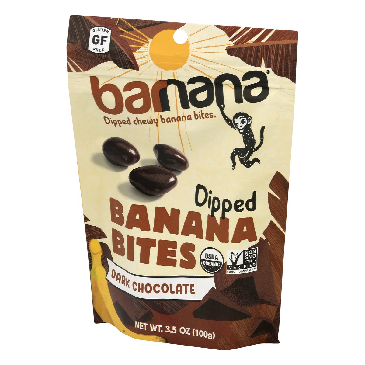 slide 4 of 13, Barnana, Organic Dark Chocolate Chewy Banana Bites, 3.5 oz