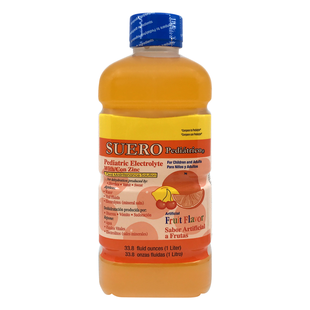 slide 1 of 1, SueroMax Oral Frutas, 33.8 oz