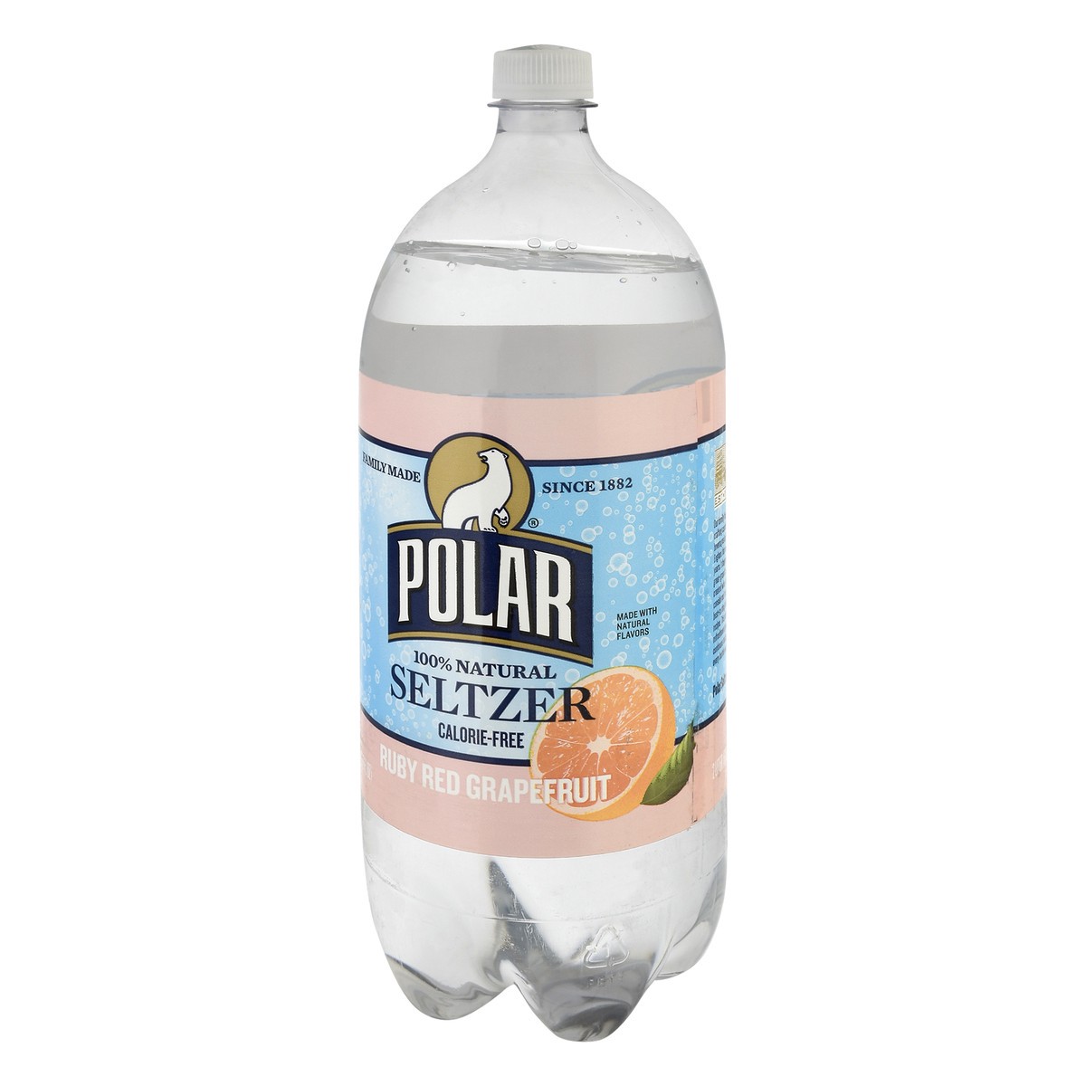 slide 6 of 9, Polar 100% Natural Ruby Red Grapefruit Seltzer - 2 liter, 2 liter