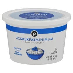 Publix Small Curd 4% Milkfat Minimum Cottage Cheese