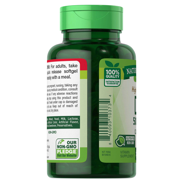 slide 13 of 13, Nature's Truth 50 mcg High Potency Vitamin D3 300 Softgels, 300 ct