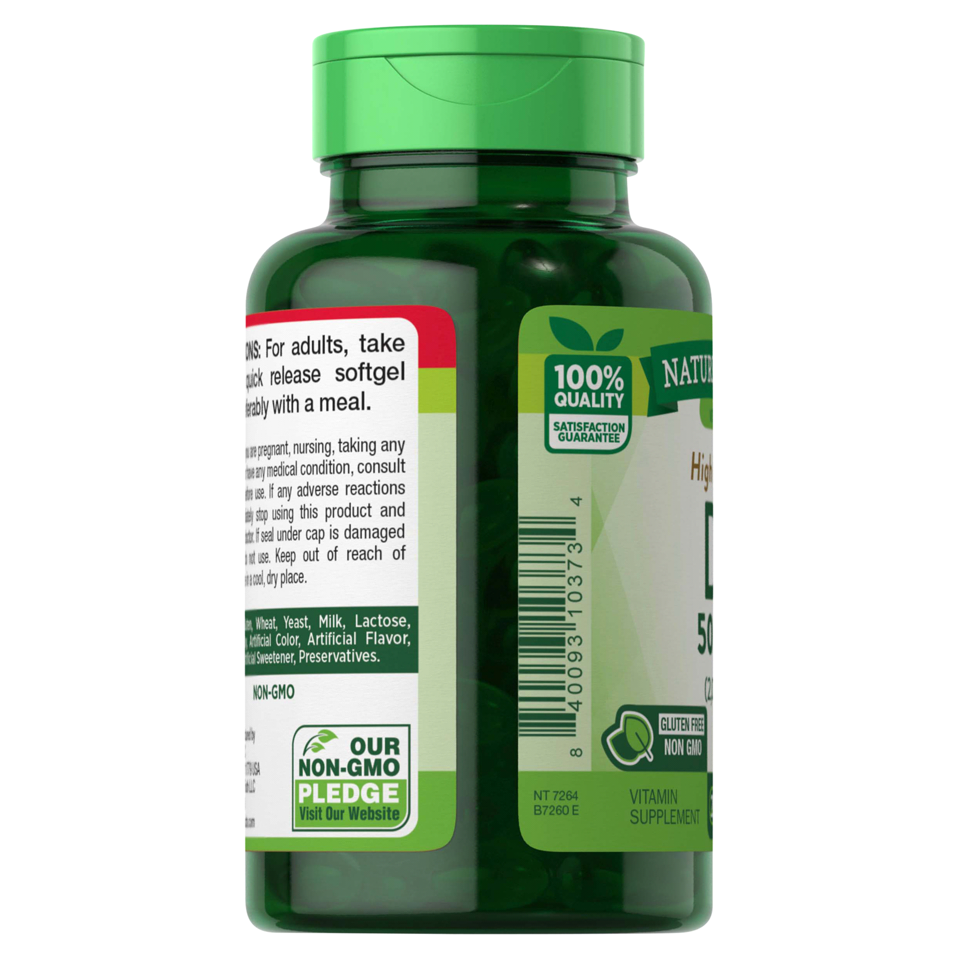 slide 4 of 13, Nature's Truth 50 mcg High Potency Vitamin D3 300 Softgels, 300 ct