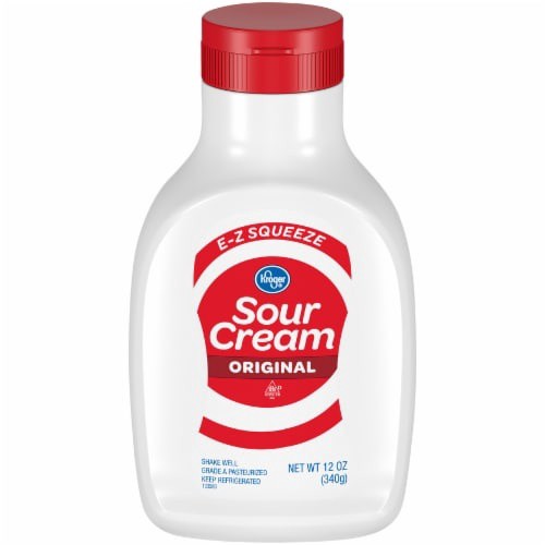 slide 3 of 3, Kroger Original Sour Cream E-Z Squeeze Bottle, 12 oz