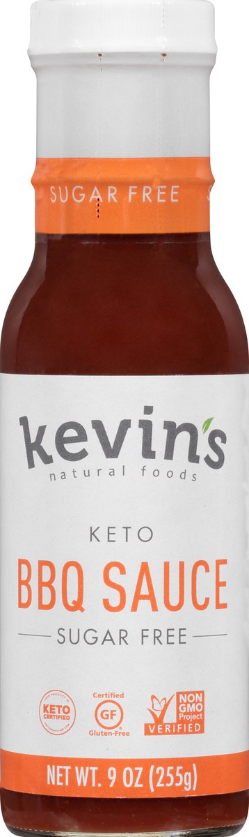 slide 1 of 9, Kevins Natural Foods Sauce Bbq, 9.5 oz