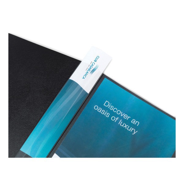 slide 2 of 2, Office Depot Brand Poly Bound Presentation Book, 24 Pockets, Black, 1 ct