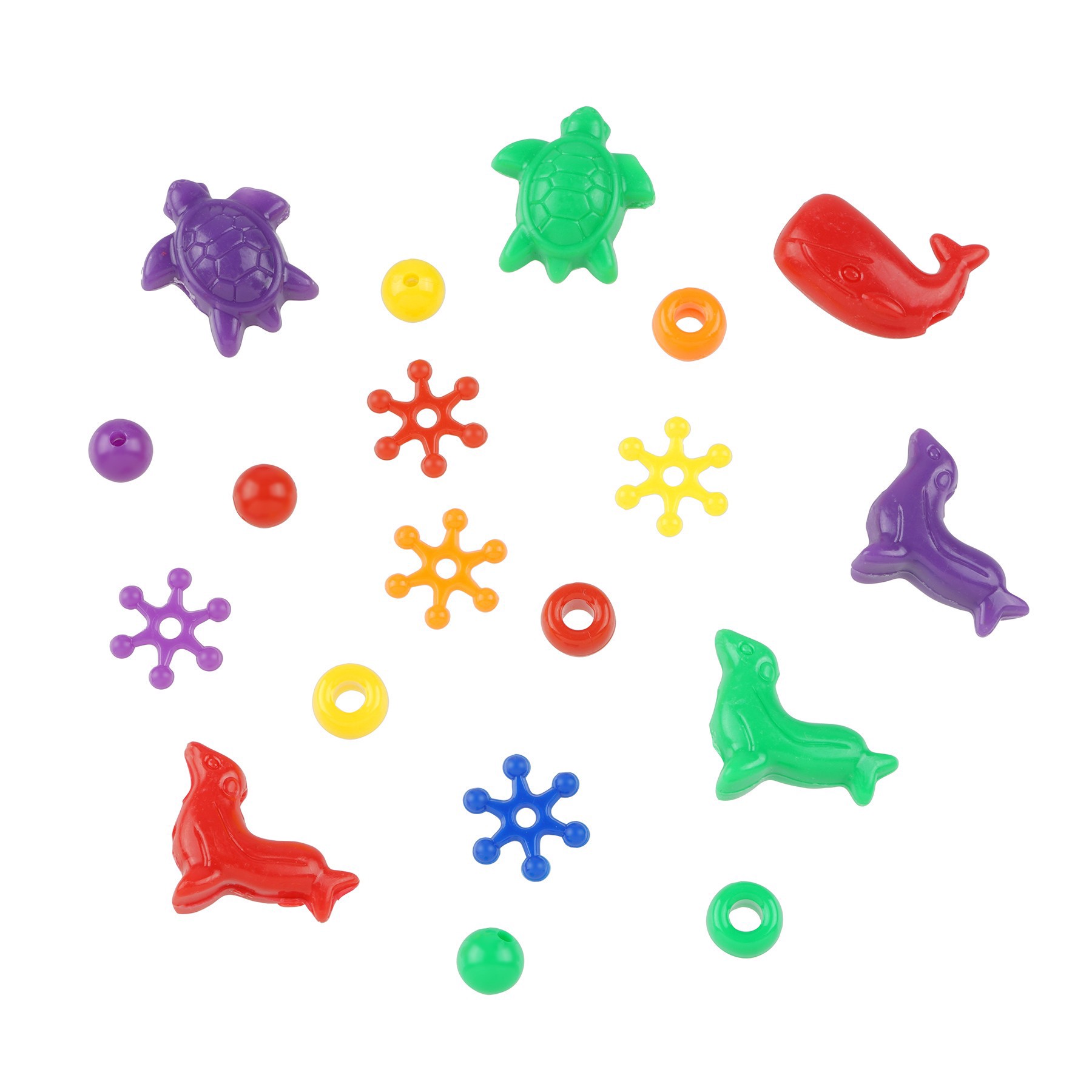 slide 3 of 3, Rainbow Mixed Shape Beads By Creatology, 380ct., 380 ct