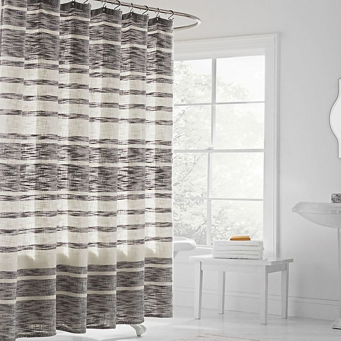 slide 1 of 1, Burton Shower Curtain - Grey, 1 ct