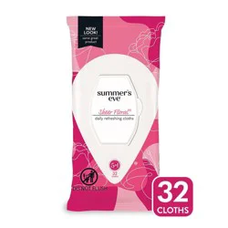 Summer's Eve, Sheer Floral Cleansing Cloths 32 Ct