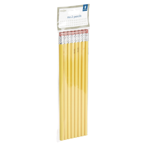 slide 4 of 29, Meijer No.2 Yellow Pencils, 8 ct