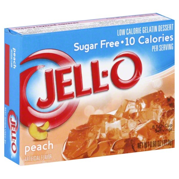 slide 1 of 1, Jello Sf Peach, 1 ct