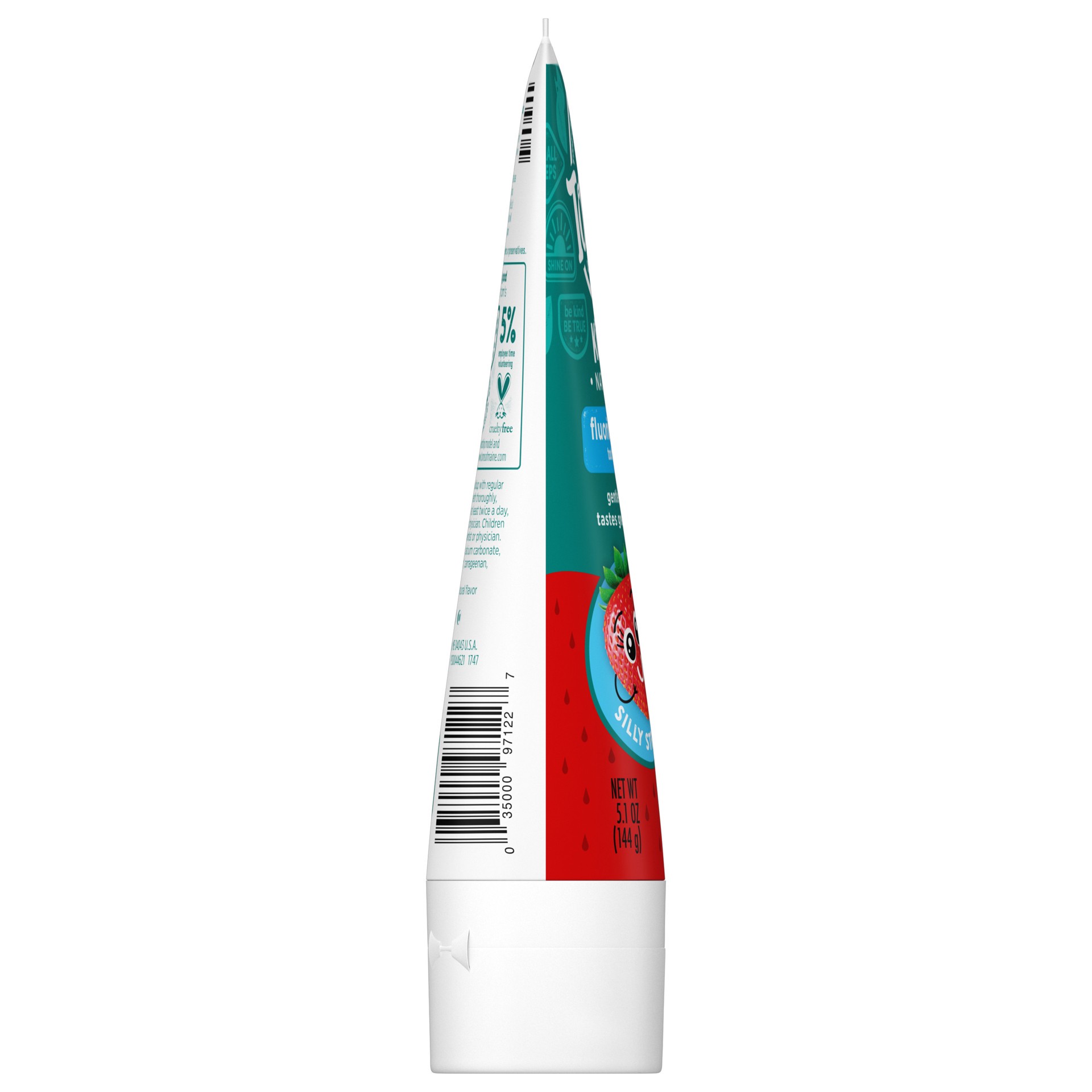 slide 8 of 10, Tom's of Maine Silly Children's Fluoride-Free Toothpaste - Strawberry - 5.1oz, 5.1 oz