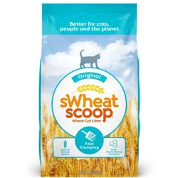 sWheat Scoop Clumping Wheat Natural Cat Litter, Original