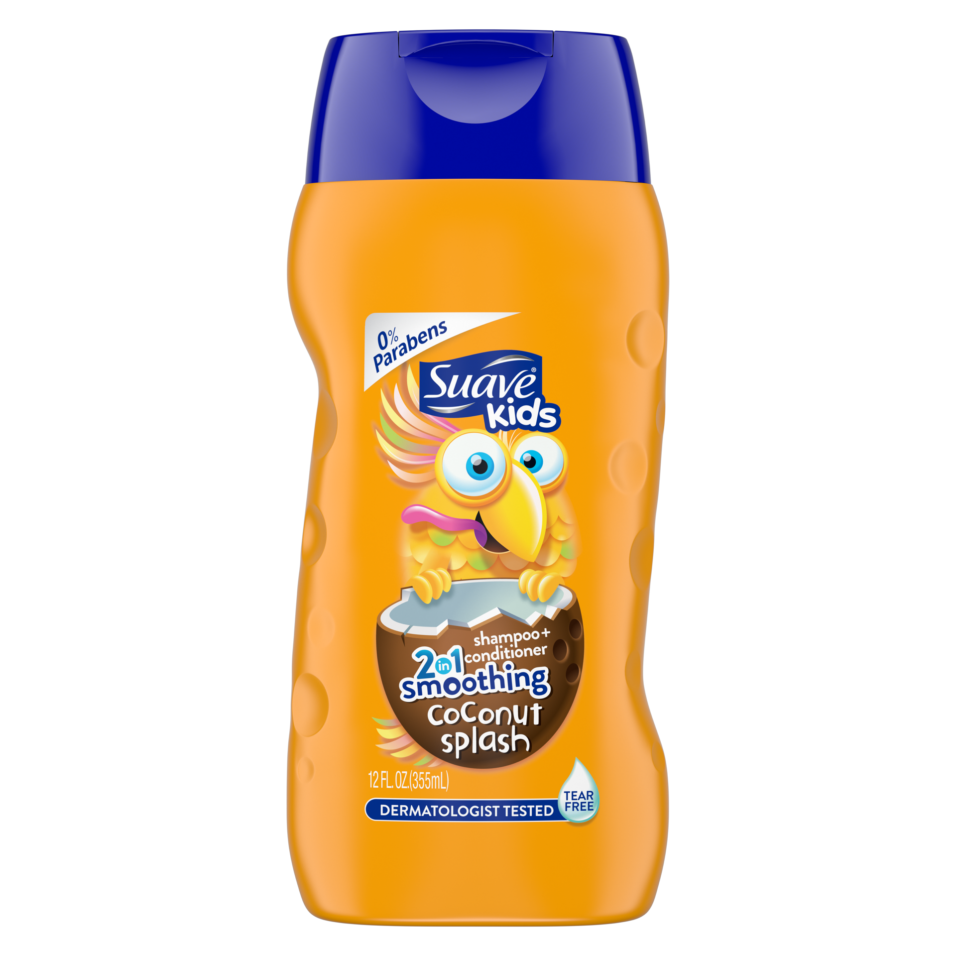 slide 3 of 4, Suave Kids, 2-In-1, Cowabunga Coconut, 12 fl oz