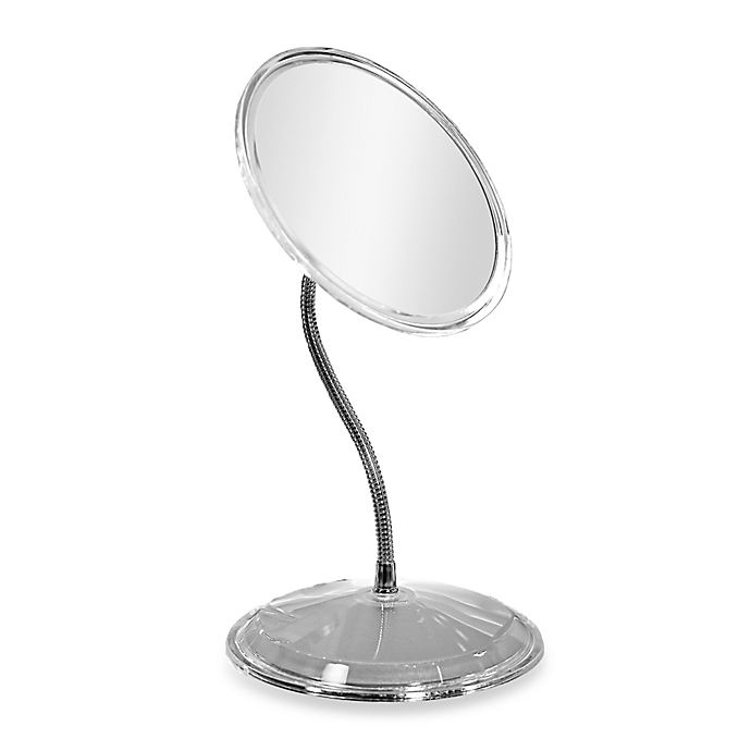 slide 1 of 1, Zadro Gooseneck Vanity Mirror - Acrylic/Chrome, 1 ct