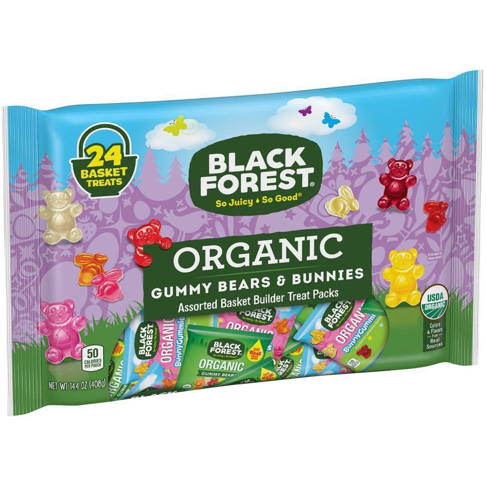 slide 2 of 3, Black Forest Organic Easter Gummies Mix, 24 ct; 14.4 oz