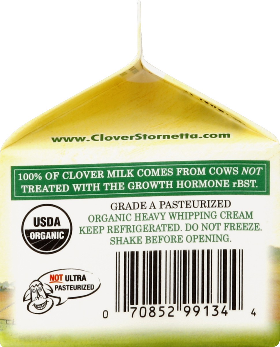 slide 3 of 4, Clover Sonoma Pasture Raised Heavy Whipping Organic Cream 0.5 pt, 0.50 pt