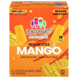 La Pale Mexican Style Mango Fruit Bar - 10 x 1.2 fl oz Packs