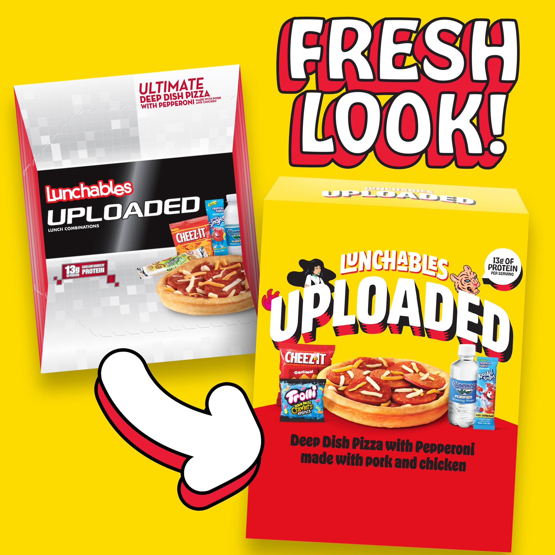 slide 5 of 5, Oscar Mayer Oscar Meyer Lunchables Uploaded Pepperoni Pizza, 1 ct