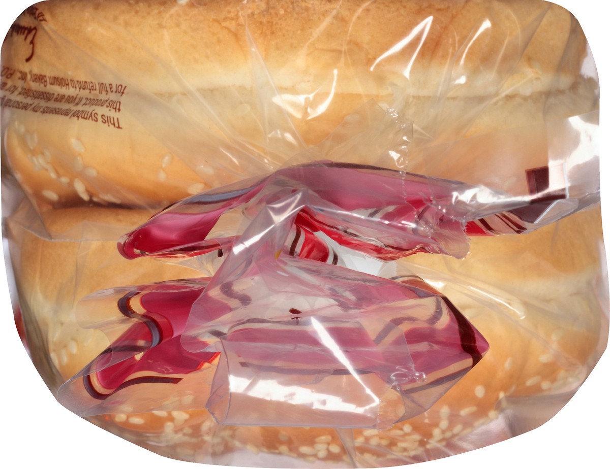 slide 4 of 11, Aunt Hattie's Big BBQ Buns, Sesame Seed Hamburger Buns, BBQ Bread, 6 Count, 6 ct