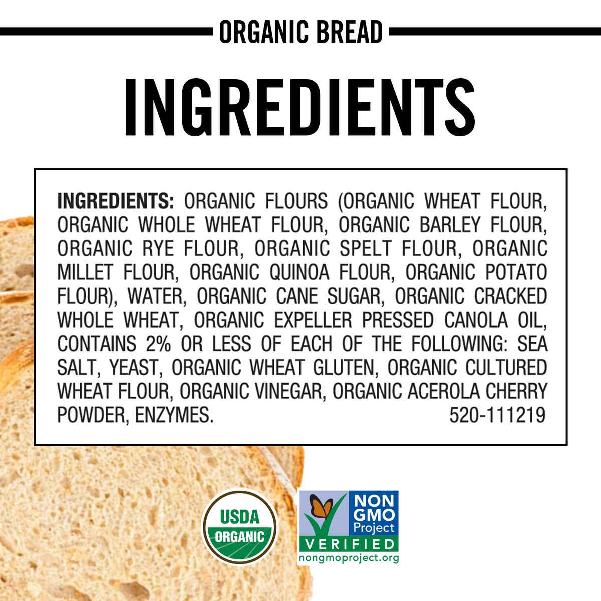 slide 10 of 15, Dave's Killer Bread Bread, White, Organic, 24 oz