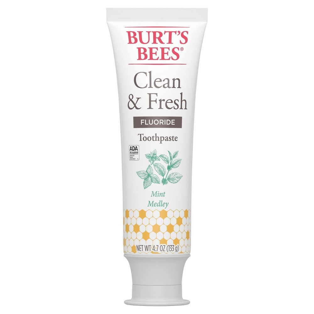 slide 3 of 6, Burt's Bees Clean And Fresh Mint Medley, 4.7 oz