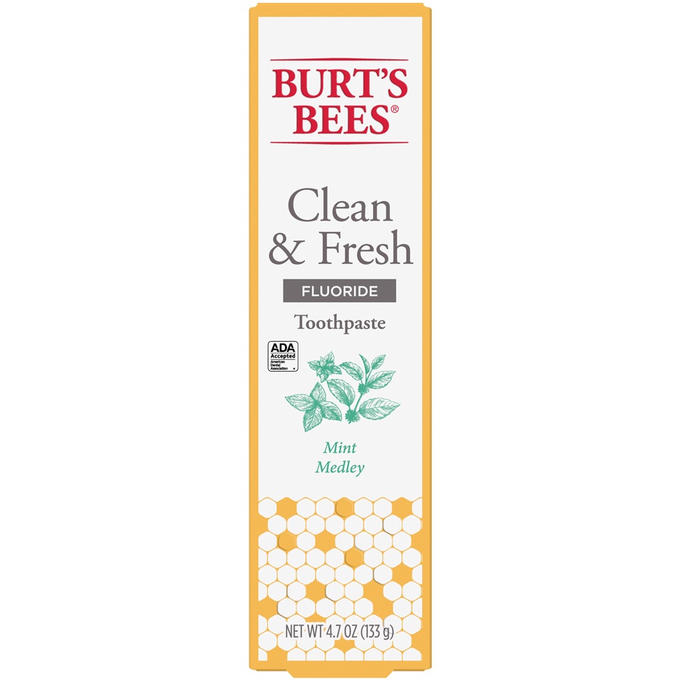 slide 1 of 6, Burt's Bees Clean And Fresh Mint Medley, 4.7 oz