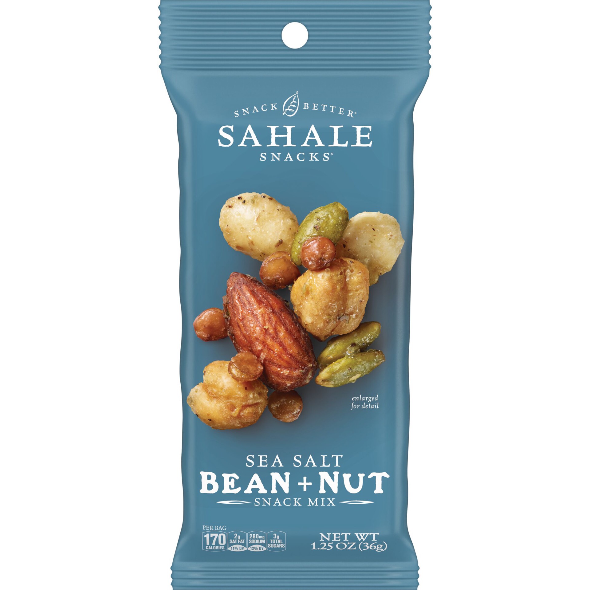 slide 1 of 6, Sahale Snacks Sahale Sea Salt Bean+Nuts, 1.25 oz