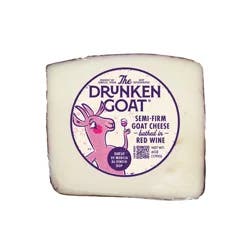 The Drunken Goat Semi-Soft Goat Cheese Submerged in Red Wine
