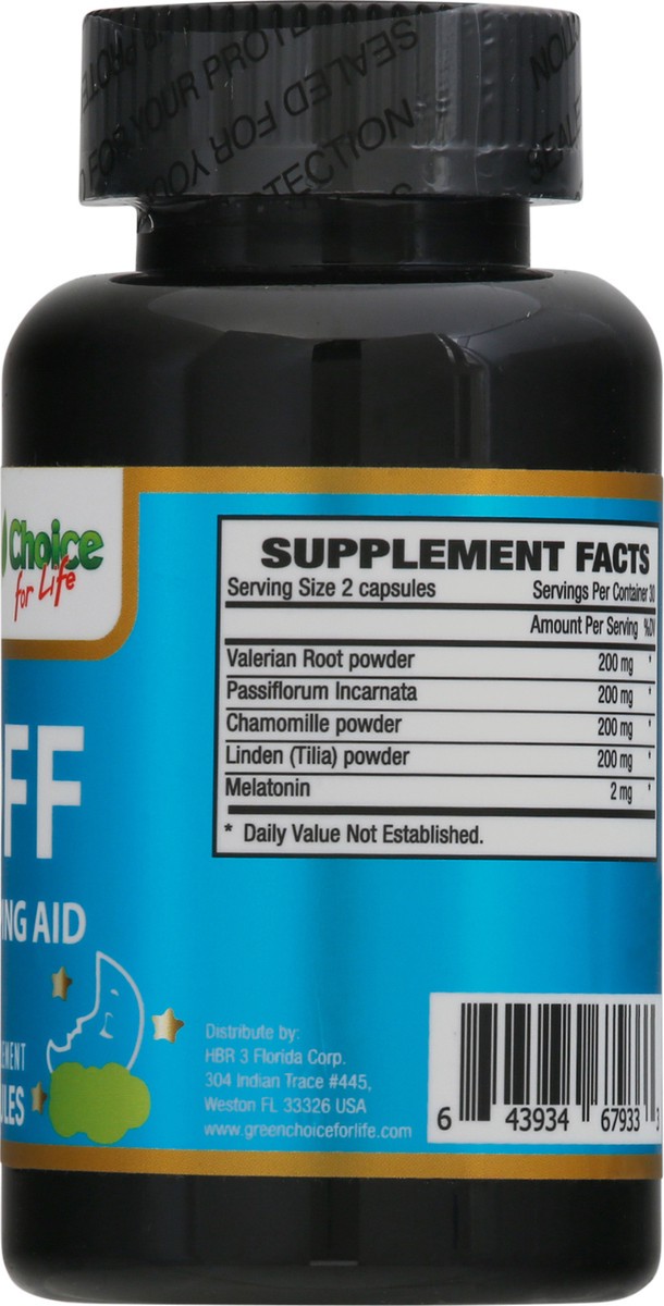 slide 6 of 9, Green Choice For Life Off Sleeping Aid 60 Capsules Bottle, 60 ct
