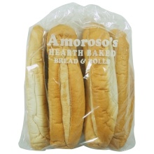 slide 1 of 1, Amoroso's Unsliced Hoagie Rolls, 60 ct