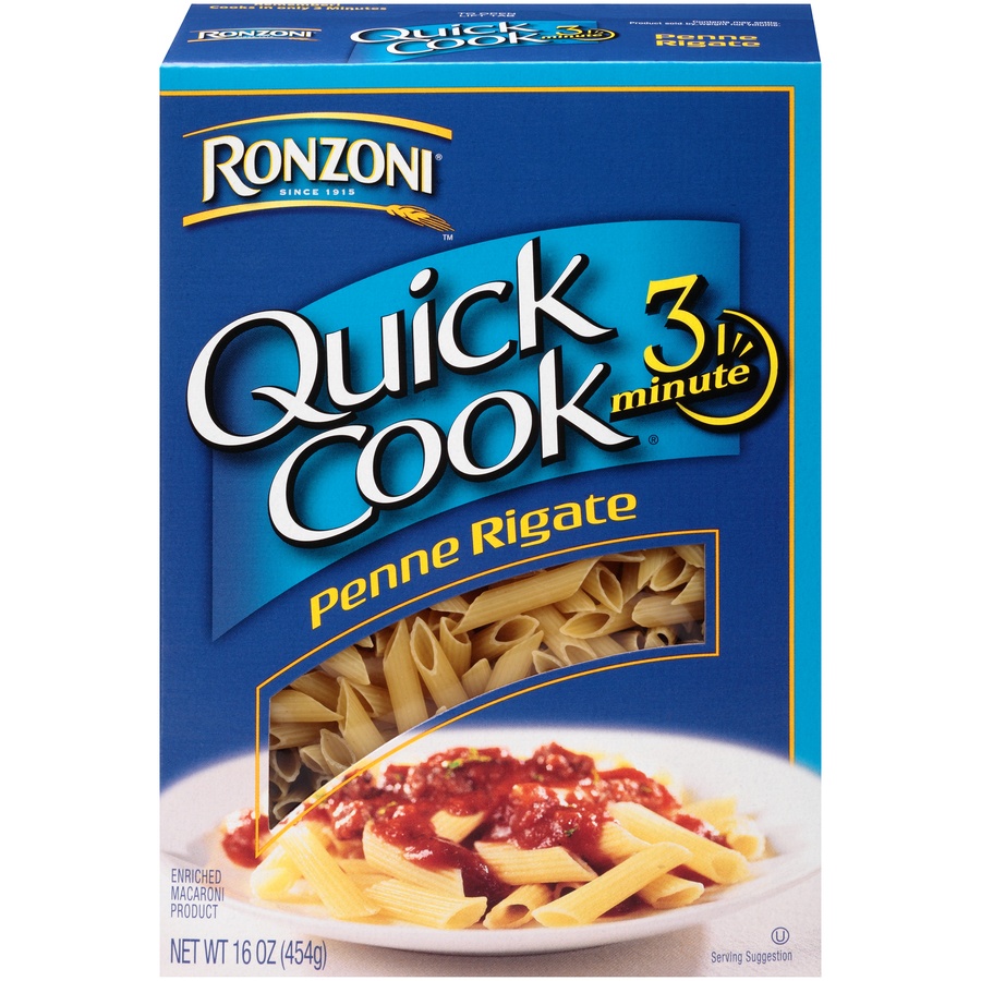 slide 1 of 8, Ronzoni Penne Quick Cook, 16 oz