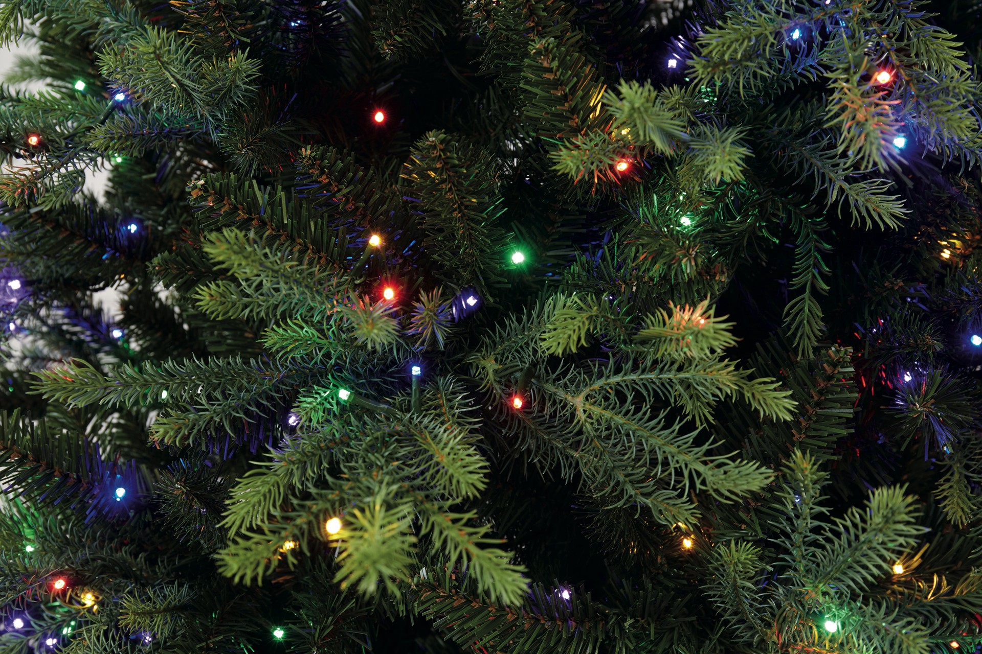 slide 5 of 7, 7.5ft. Pre-Lit Charlotte Spruce Realistic Artificial Christmas Tree, Color Changing Mini Led Lights By Ashland, 7.5 ft