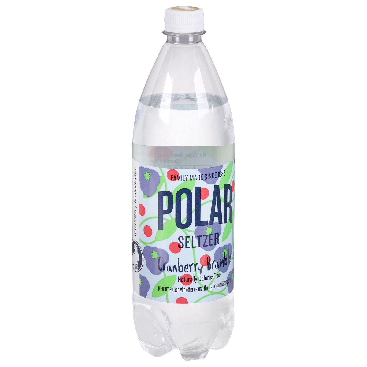 slide 2 of 9, POLAR BEVERAGES Cranbery Bramble, 33.8 fl oz