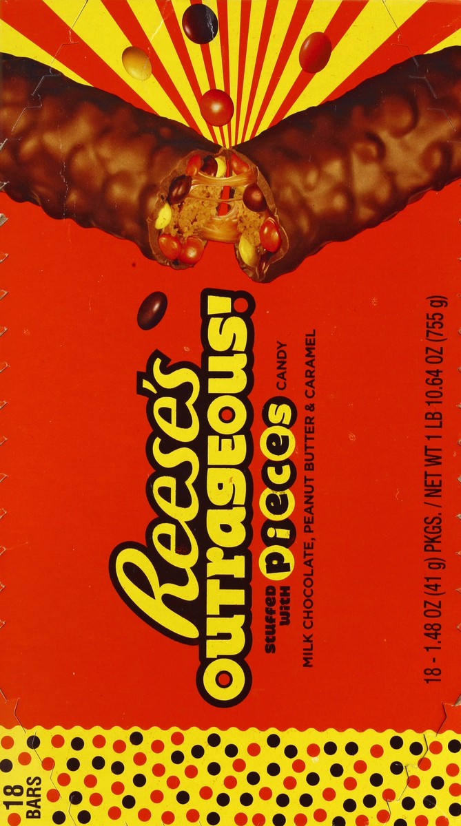 slide 4 of 6, Reese's Candy Bars, Milk Chocolate, Peanut Butter & Caramel, 16 ct