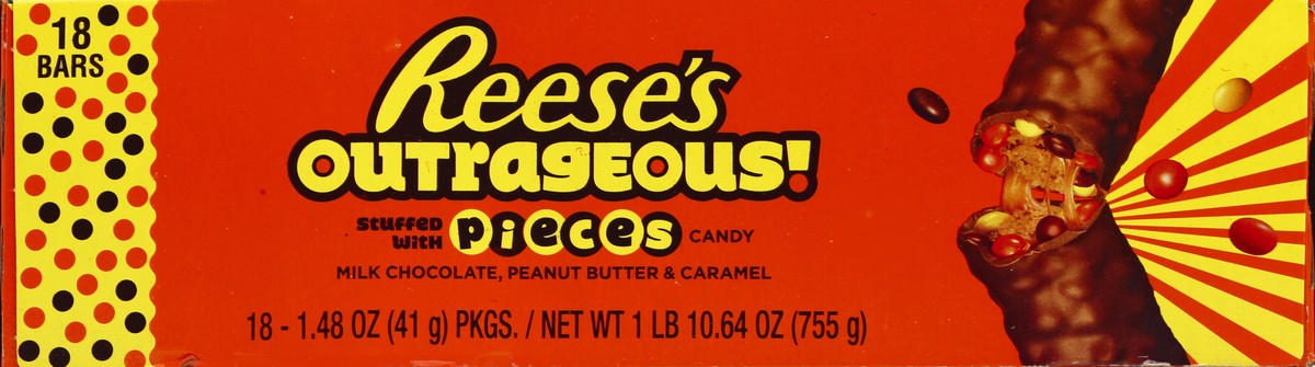 slide 3 of 6, Reese's Candy Bars, Milk Chocolate, Peanut Butter & Caramel, 16 ct